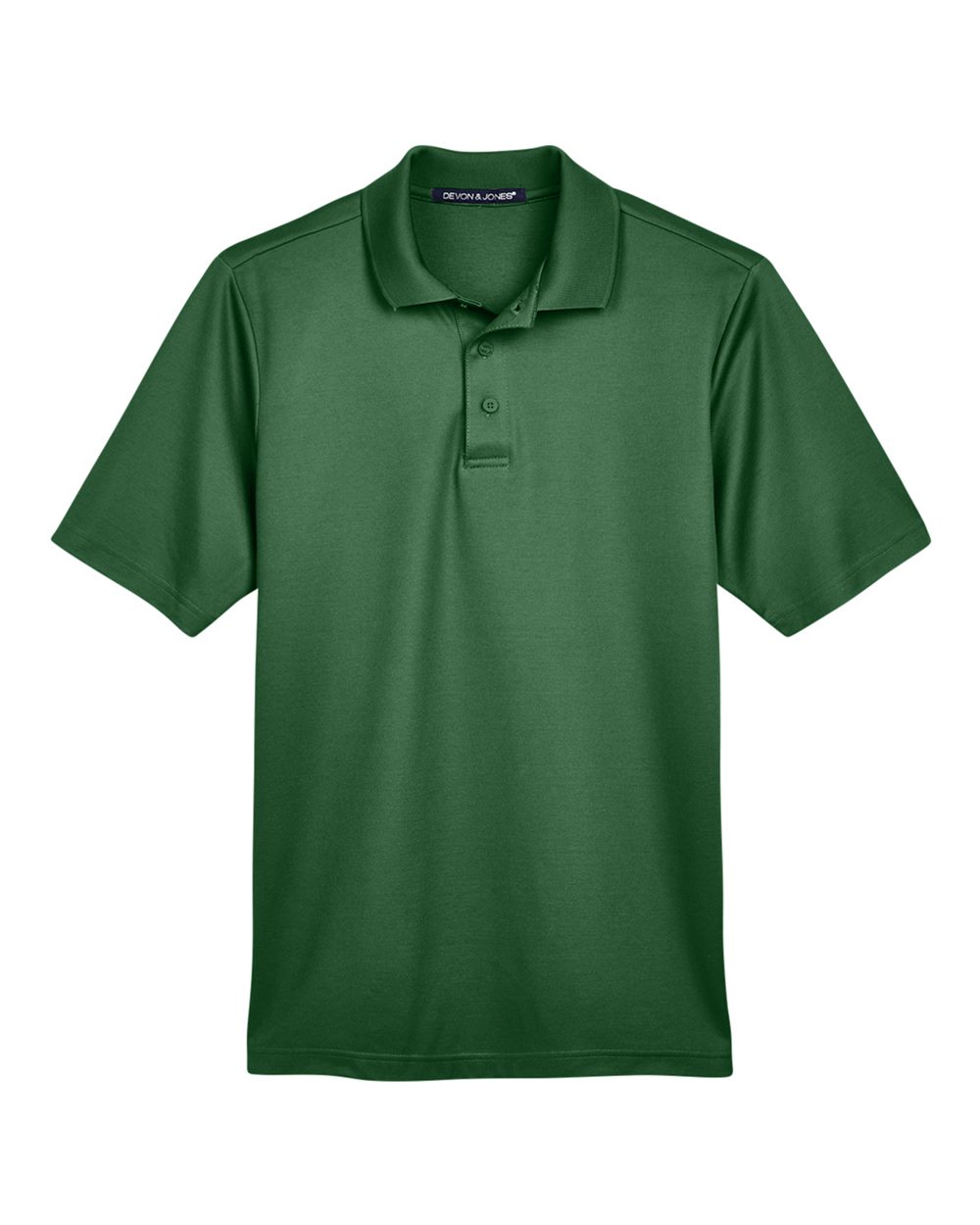 Premium Polo — Forest — front garment preview