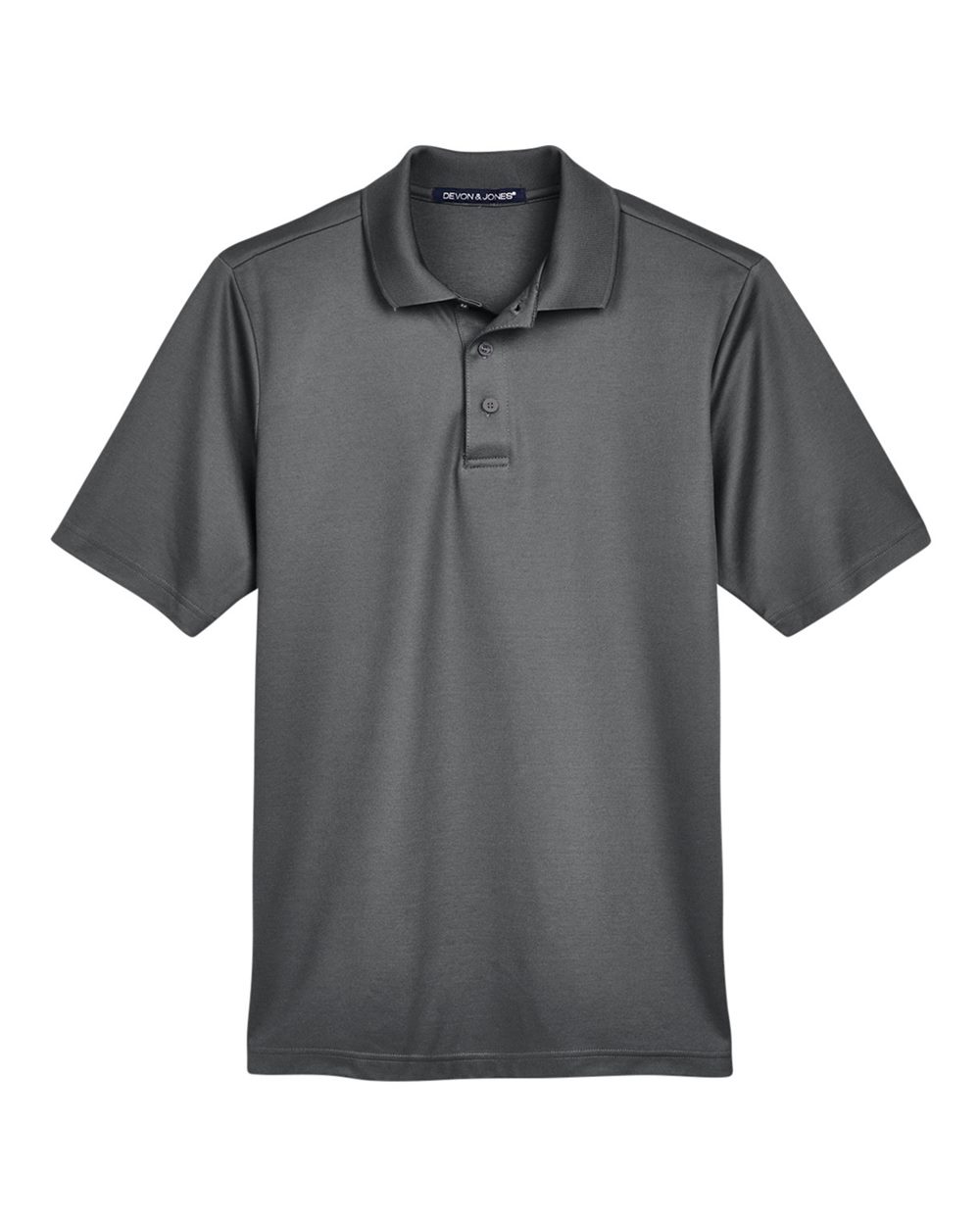 Premium Polo — Graphite — front garment preview