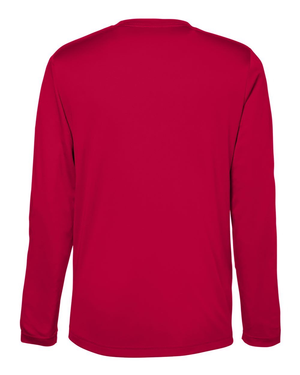 Performance Long Sleeve — Classic Red — back garment preview