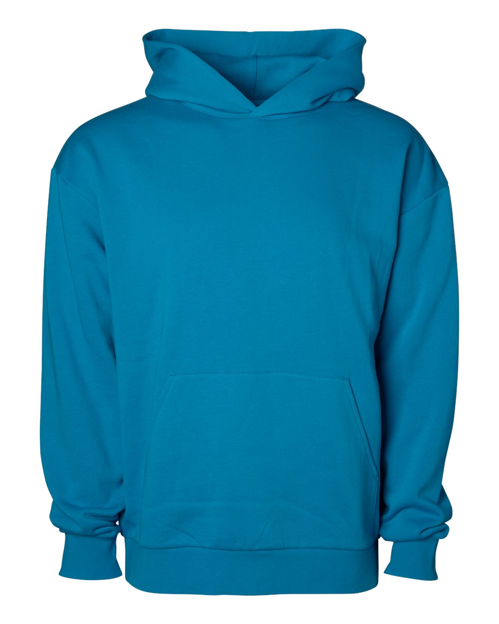 Premium Hoodie — Azure — front garment preview