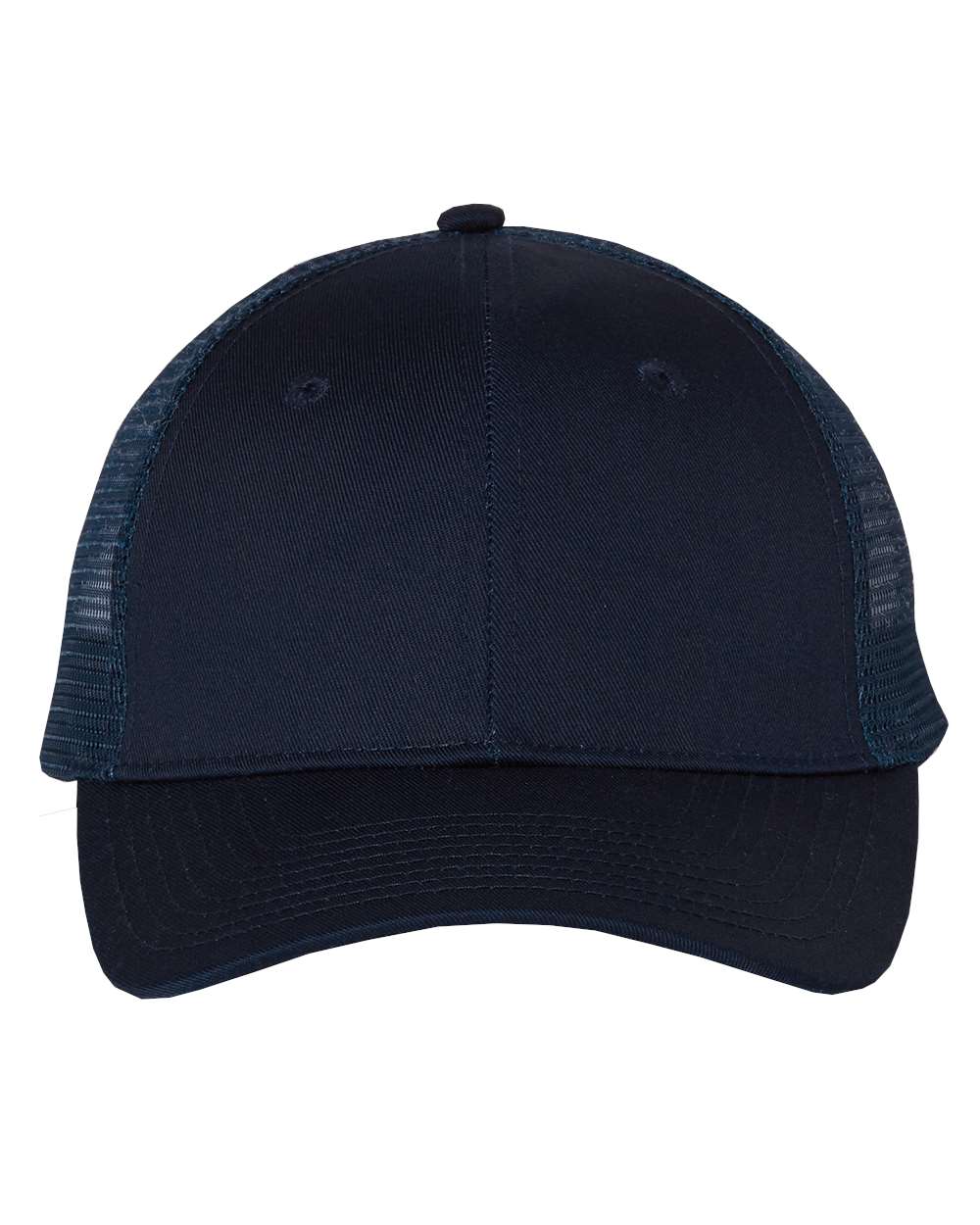 DTF Trucker Hat — Navy — front garment preview