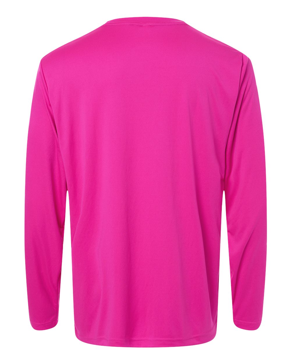 Performance Long Sleeve — Bright Magenta — back garment preview