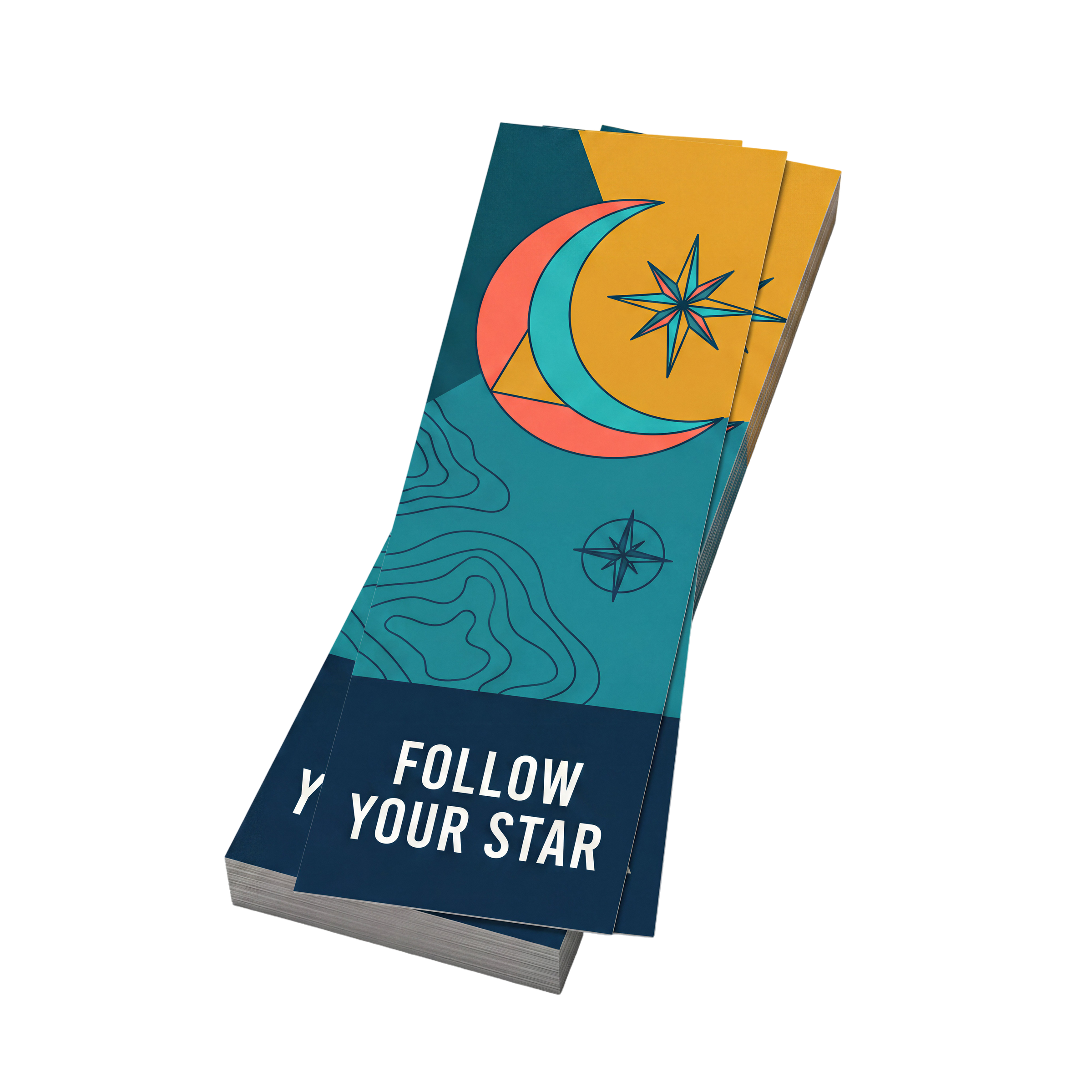 Varaprint 2.75 x 8.5 bookmarks featuring decorative designs and colorful patterns for marking pages in books.
