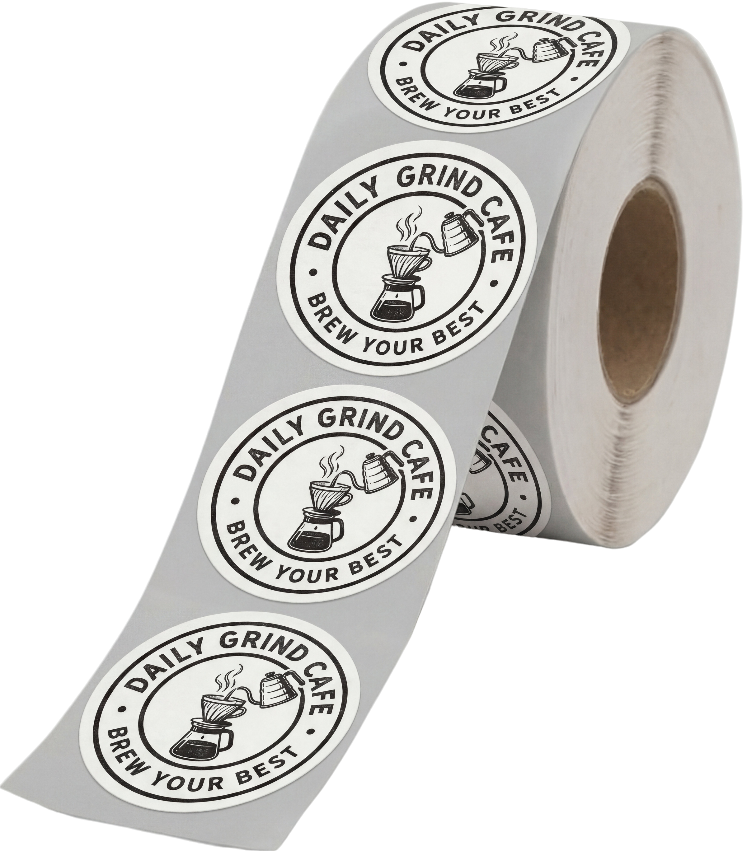 Varaprint circle roll labels, 2 x 2 inches, adhesive stickers with round design, ideal for branding and organizing.