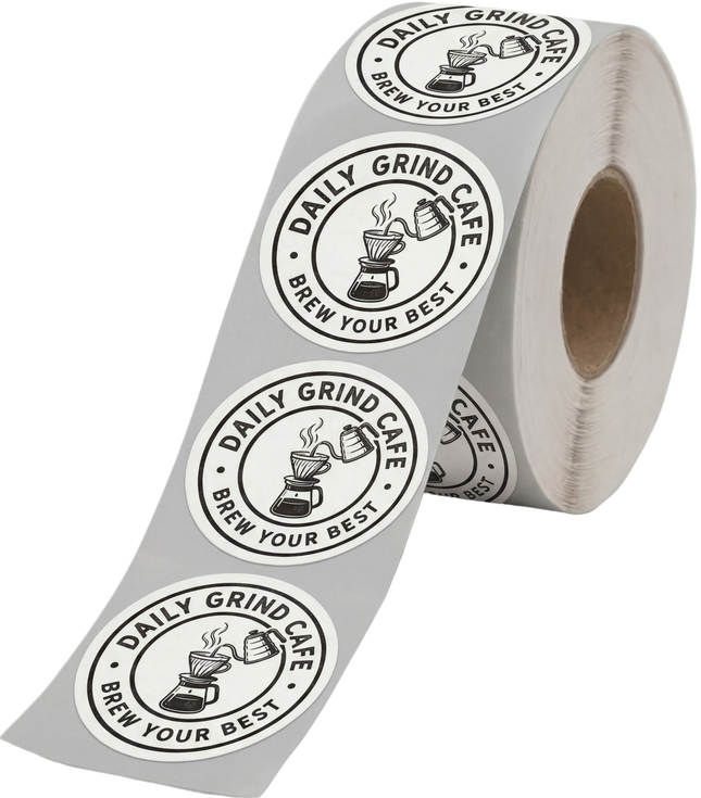 Circle Roll Labels 4 x 4