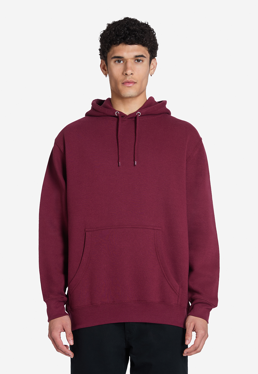 Varaprint premium pullover hoodie in dark gray, showcasing a comfortable fit and soft fabric for casual wear.