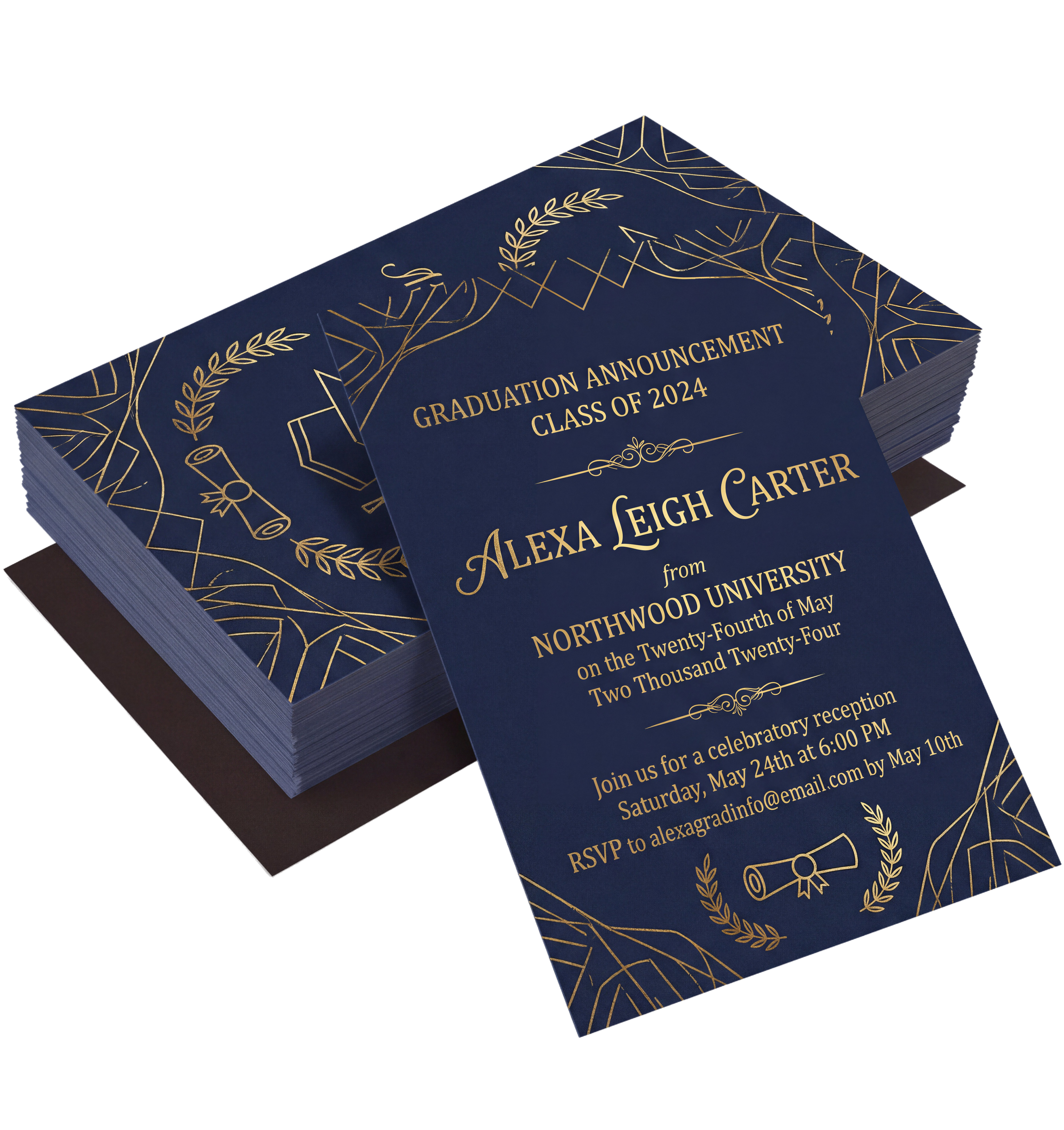 Varaprint magnet announcement card with 4.25 x 5.5 inch design, featuring colorful graphics on a rectangular magnet.