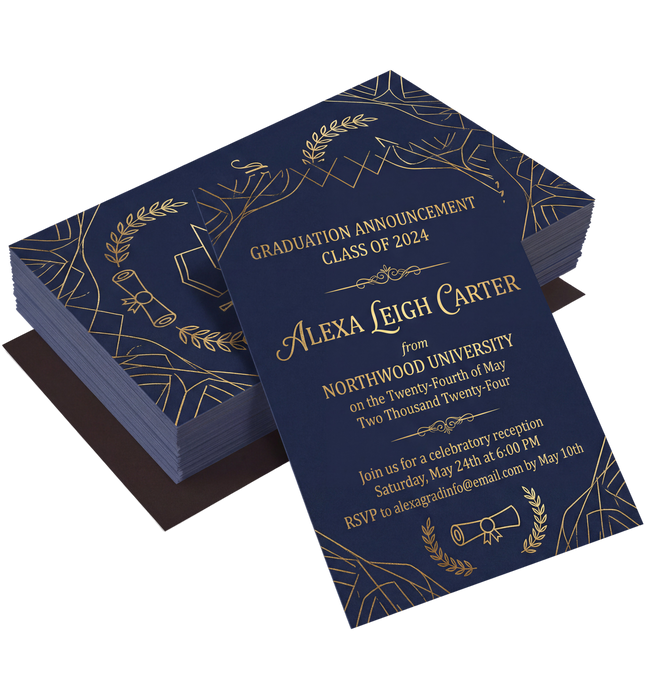 Magnet Announcement Cards 4.25 x 5.5