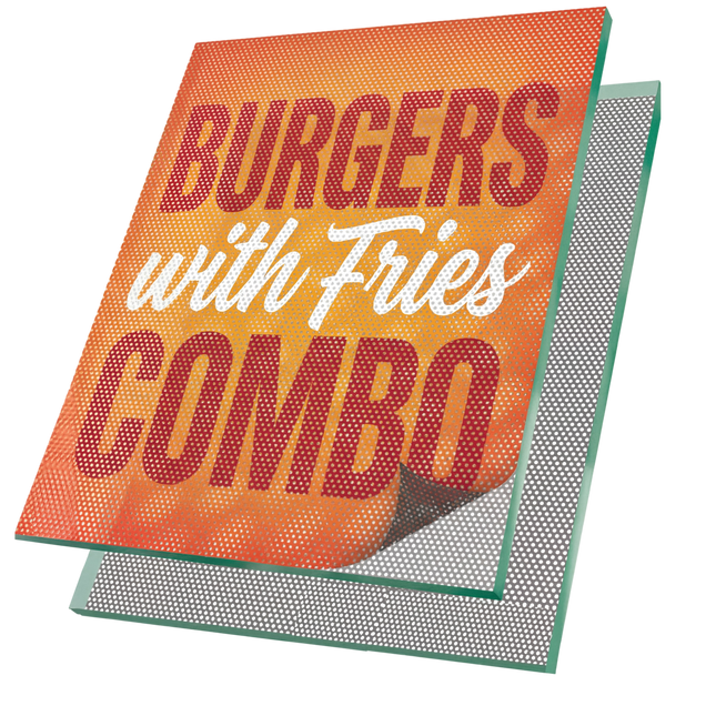 Perforated Window Adhesive