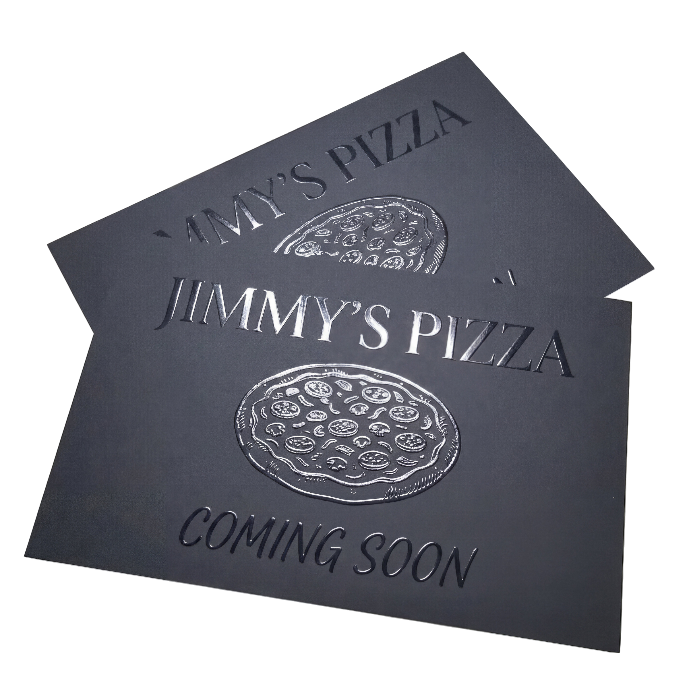 Raised Spot UV postcards, 4x6 marketing print by Varaprint featuring glossy, textured raised UV coating on a colorful design.