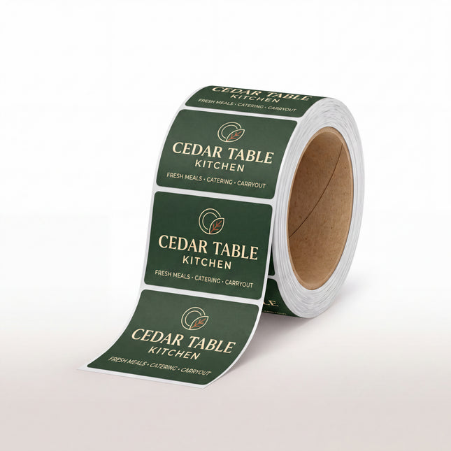Custom Rectangle Roll Labels
