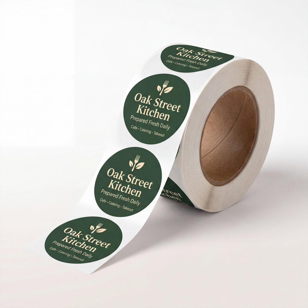 Custom Round Roll Labels