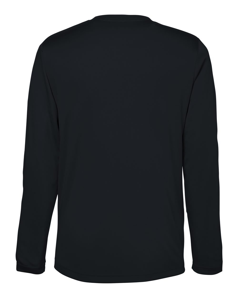 Performance Long Sleeve — Black — back garment preview