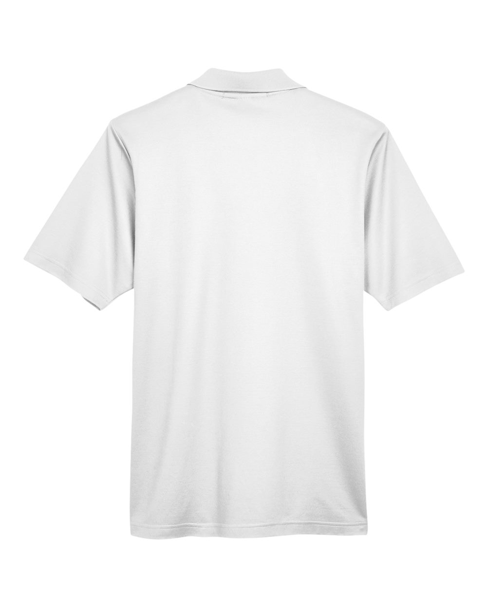 Premium Polo — White — back garment preview