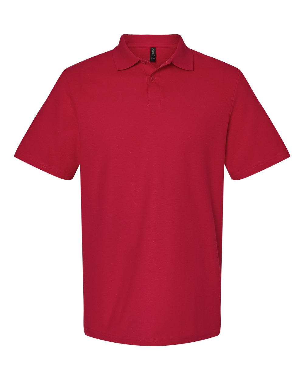 Standard Polo — Cherry Red — front garment preview