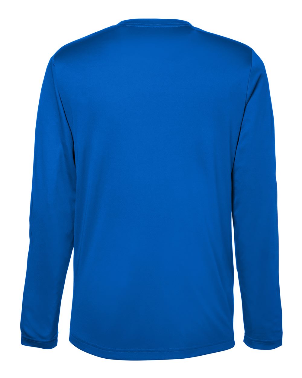 Performance Long Sleeve — True Royal — back garment preview