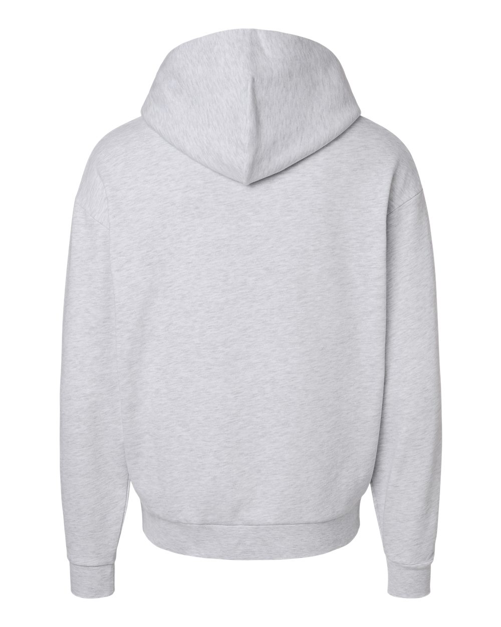 Premium Hoodie — Ash Heather — back garment preview