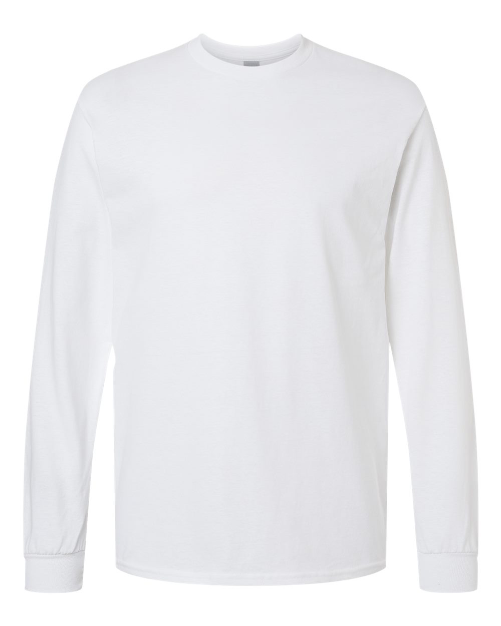 Heavy Cotton Long Sleeve — White — front garment preview