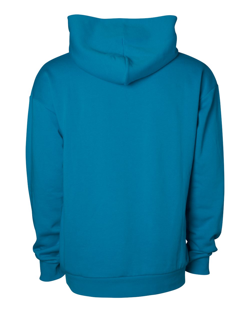 Premium Hoodie — Azure — back garment preview