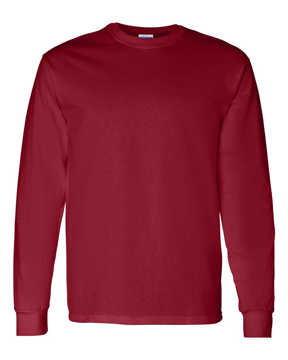 Heavy Cotton Long Sleeve — Garnet — front garment preview