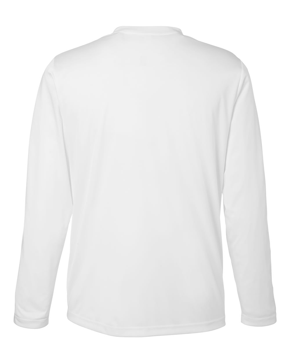 Performance Long Sleeve — White — back garment preview