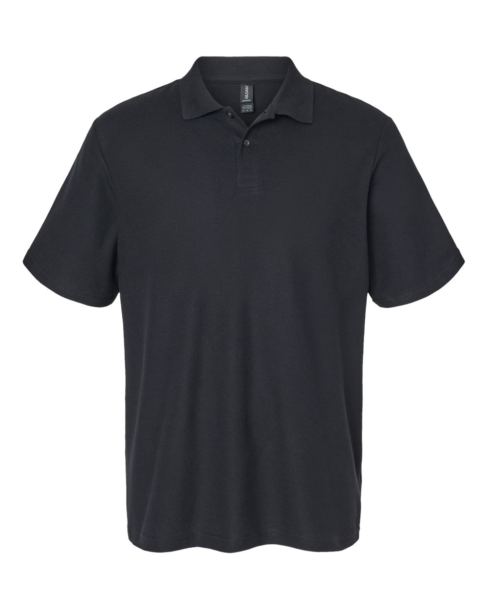 Standard Polo — Black — front garment preview