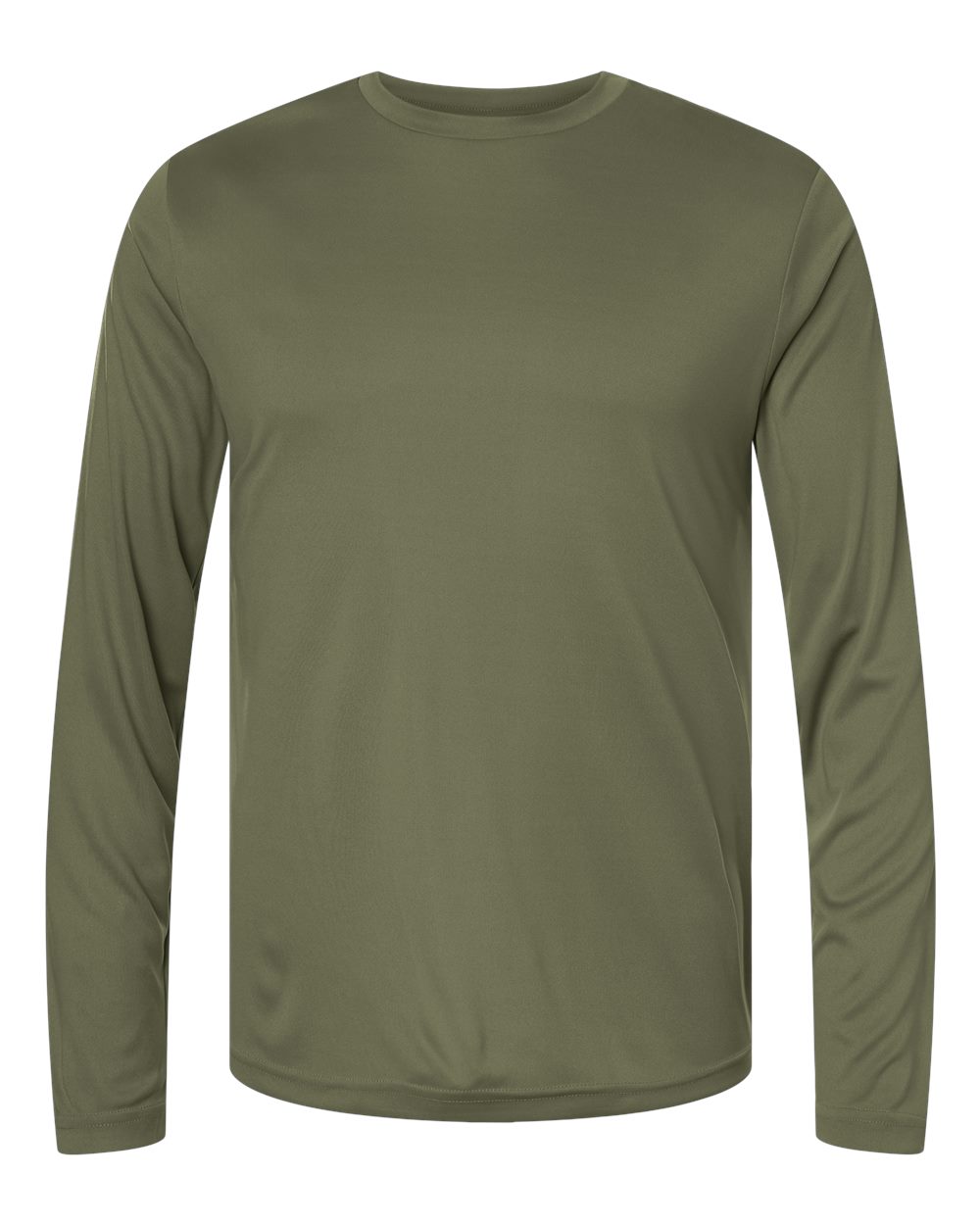 Performance Long Sleeve — Military Green — front garment preview