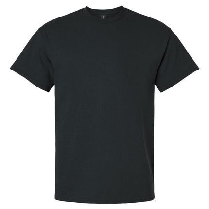Gildan 2000 Unisex Ultra Cotton T-Shirt in white, front view showing crew neck and short sleeves, casual cotton tee.