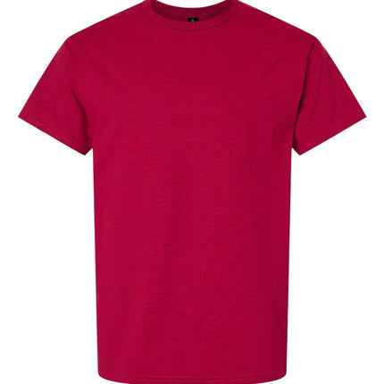 Gildan 2000 Unisex Ultra Cotton T-Shirt in white, showing front view with crew neckline and short sleeves.