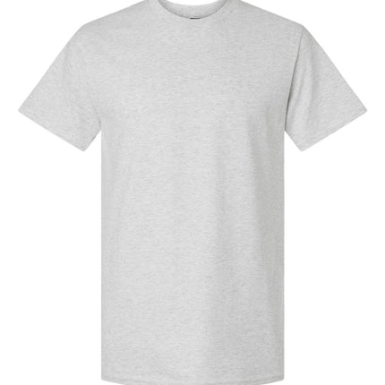 Gildan 2000 Unisex Ultra Cotton® T-shirt in white, plain front view showing soft cotton fabric and classic fit.