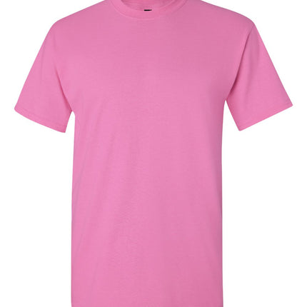 Gildan 2000 Unisex Ultra Cotton T-Shirt in white, front view showing classic crew neckline and short sleeves.