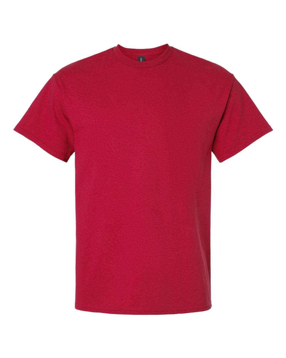 White Gildan 2000 Unisex Ultra Cotton T-Shirt laid flat, showcasing soft cotton fabric and classic crew neck design.