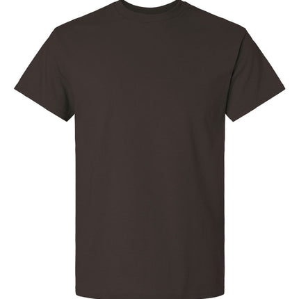 Gildan 2000 Unisex Ultra Cotton T-Shirt in white, front view showing classic crew neck and short sleeves.