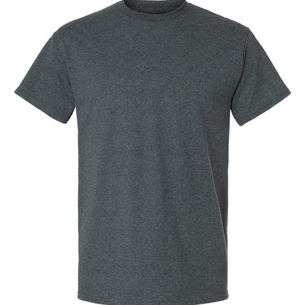 Gildan 2000 Unisex Ultra Cotton T-Shirt in white, front view showing classic crew neckline and soft cotton fabric.