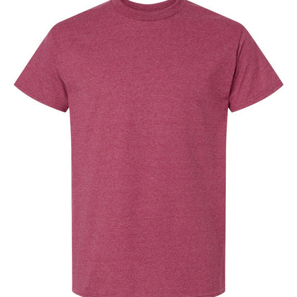 Gildan 2000 Unisex Ultra Cotton® T-shirt in white, front view showing crew neck and short sleeves.