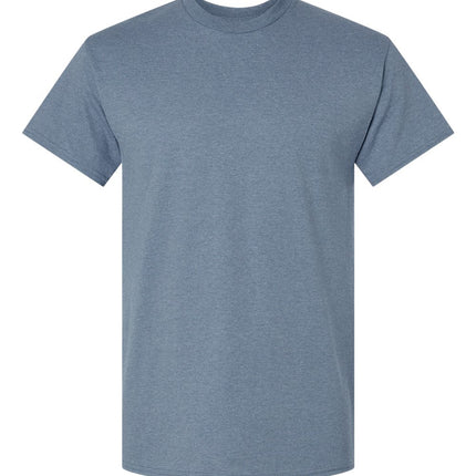 Gildan 2000 Unisex Ultra Cotton T-Shirt in white, front view showing a classic crew neck and short sleeves.