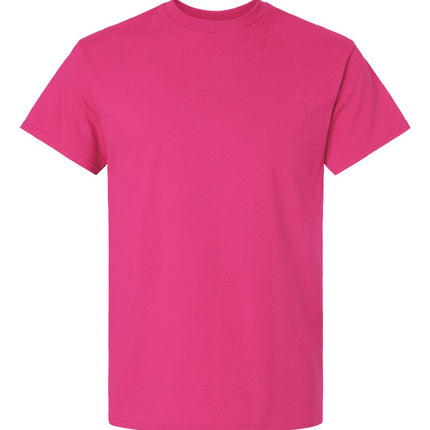 Gildan 2000 Unisex Ultra Cotton T-Shirt in white, featuring a classic crew neck and short sleeves, front view.