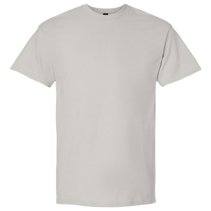 Gildan 2000 Unisex Ultra Cotton T-Shirt in white, showcasing a classic fit and soft cotton fabric.
