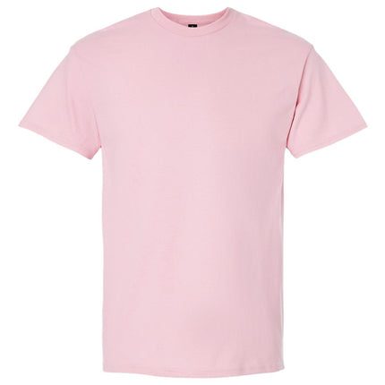 White Gildan 2000 Unisex Ultra Cotton T-Shirt, casual cotton tee with a classic fit and soft fabric.