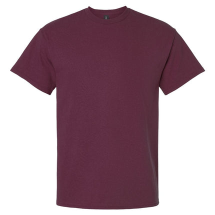 White Gildan 2000 Unisex Ultra Cotton T-Shirt, front view, soft cotton fabric, classic fit, casual style.