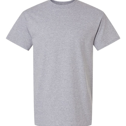 White Gildan 2000 Unisex Ultra Cotton T-Shirt, short-sleeve casual tee with classic fit and soft cotton fabric.