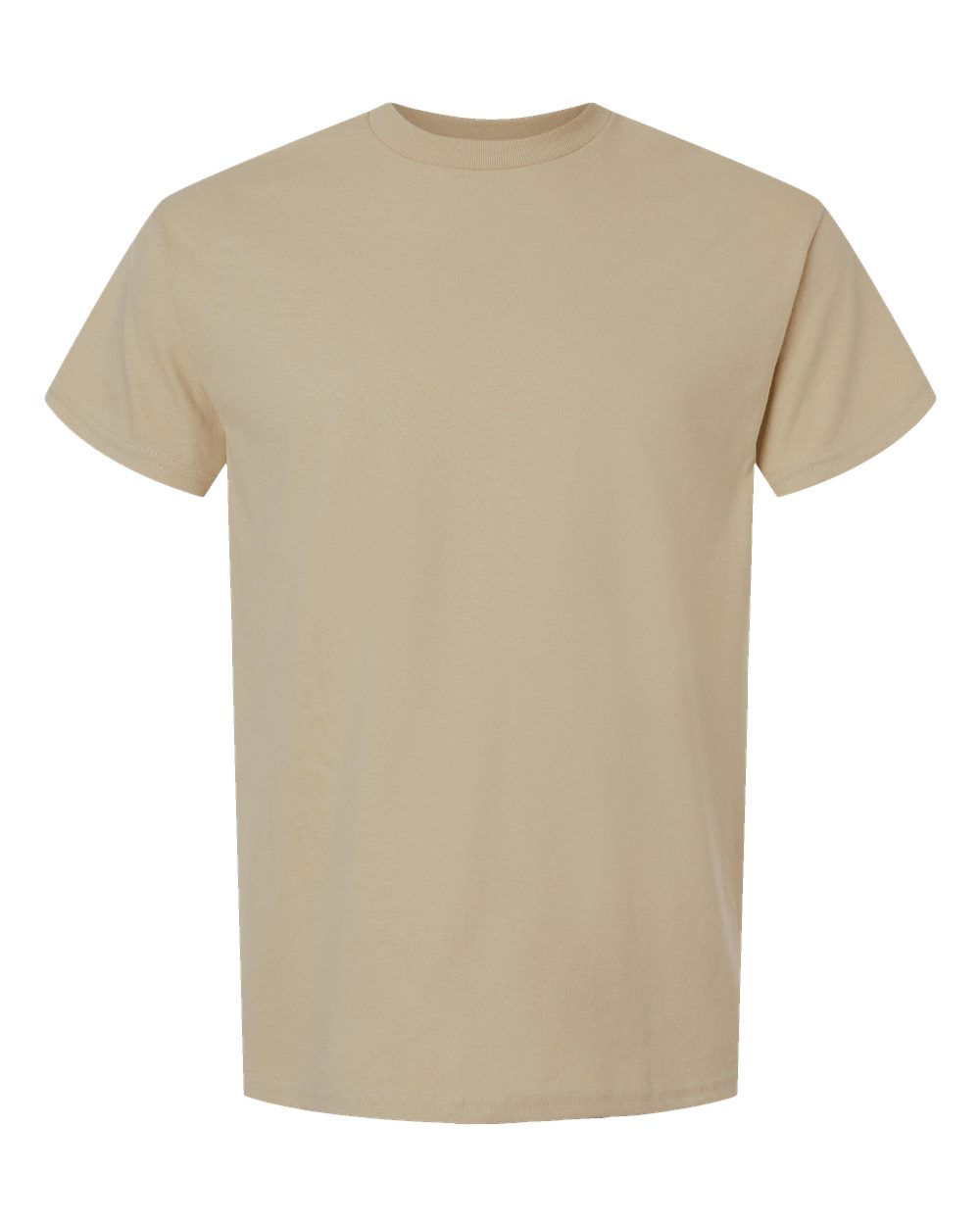 White Gildan 2000 Unisex Ultra Cotton T-Shirt, classic fit, soft cotton fabric, front view.