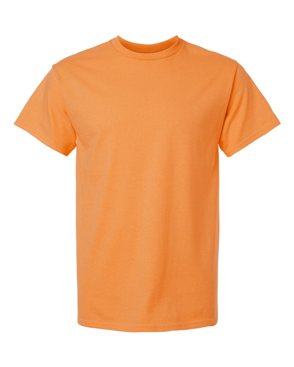 White Gildan 2000 Unisex Ultra Cotton T-Shirt, front view showing classic crew neck and smooth fabric texture.