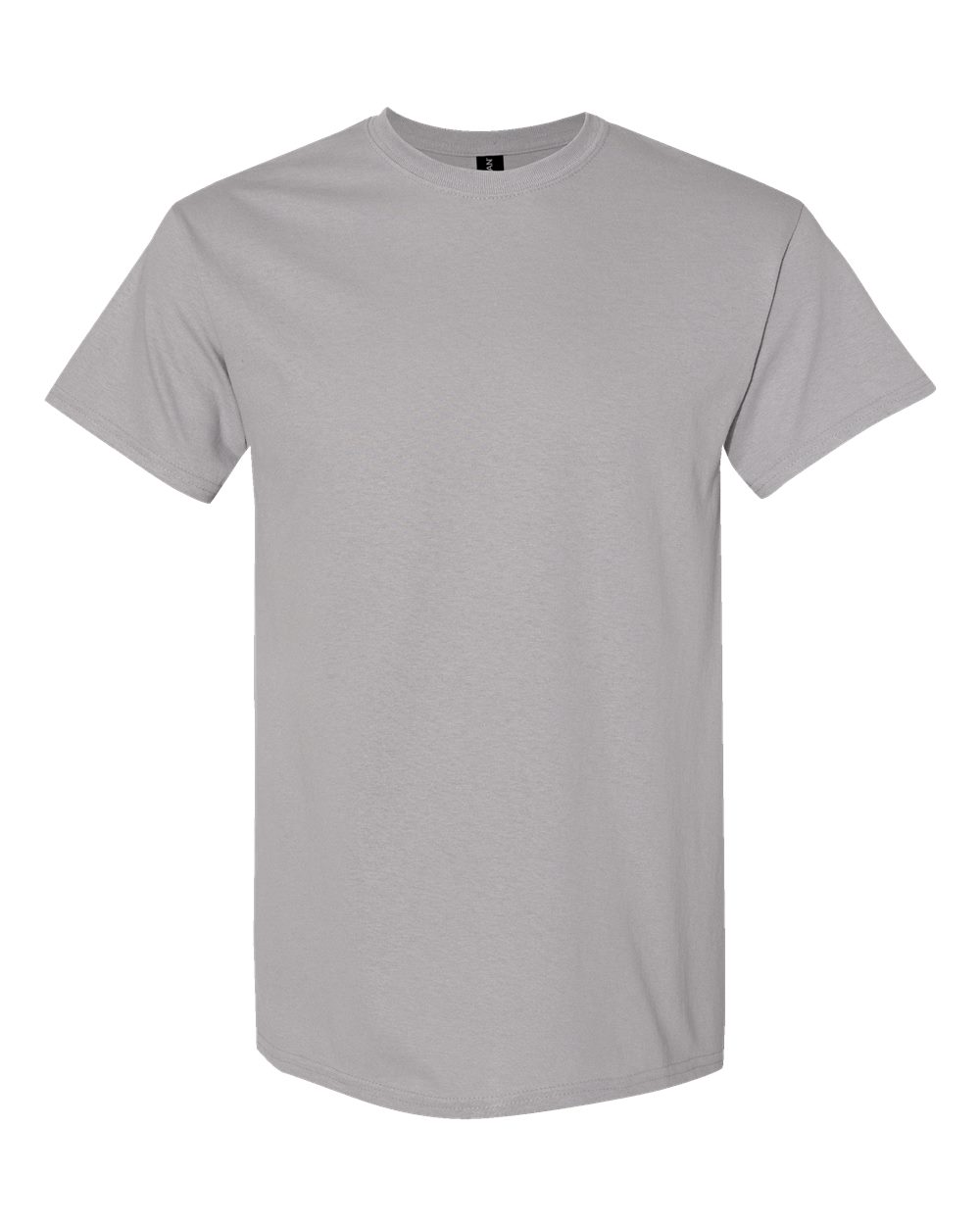 White Gildan 5000 Unisex Heavy Cotton T-Shirt, casual unisex T-shirt with short sleeves and classic fit.