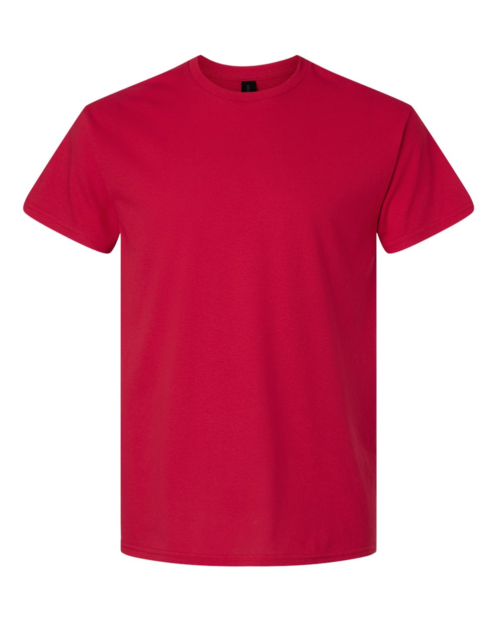 White Gildan 3000 unisex light cotton T-shirt displayed flat, showing the classic crew neck and short sleeves.
