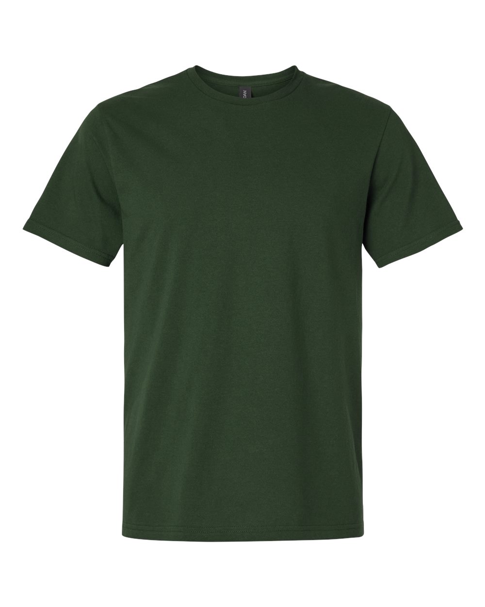 White Gildan 3000 Unisex Light Cotton T-Shirt laid flat, showcasing its soft fabric and classic fit.
