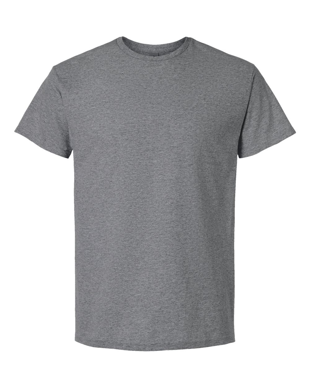 White Gildan 3000 unisex light cotton T-shirt laid flat, showing front view with short sleeves and crew neckline.