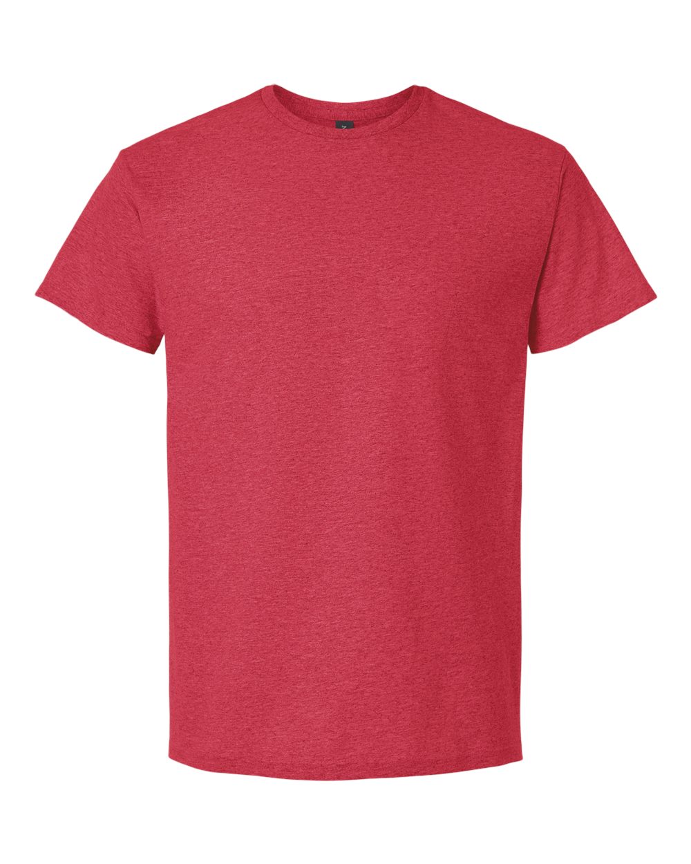 White Gildan 3000 unisex light cotton T-shirt displayed flat with short sleeves and crew neckline.