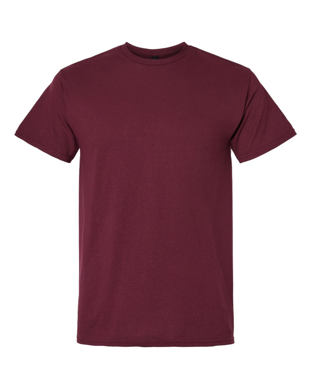 White Gildan 3000 unisex light cotton T-shirt, front view, showing soft fabric and classic crew neckline.