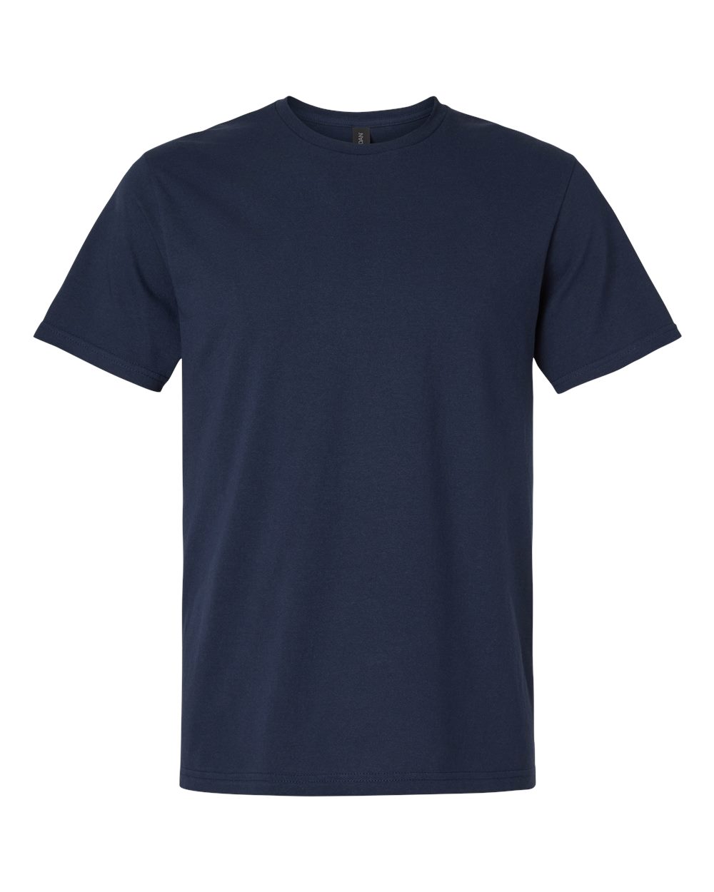 White Gildan 3000 unisex light cotton T-shirt displayed flat, showing a classic crew neck and short sleeves.